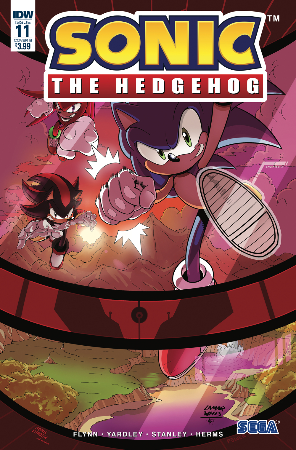 AUG180798 - SONIC THE HEDGEHOG #10 CVR B YARDLEY - Previews World