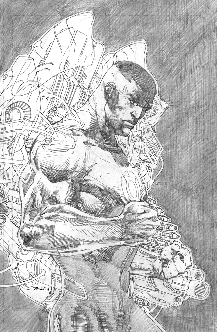 JUN188076 - JUSTICE LEAGUE #6 JIM LEE PENCILS VAR ED - Previews World