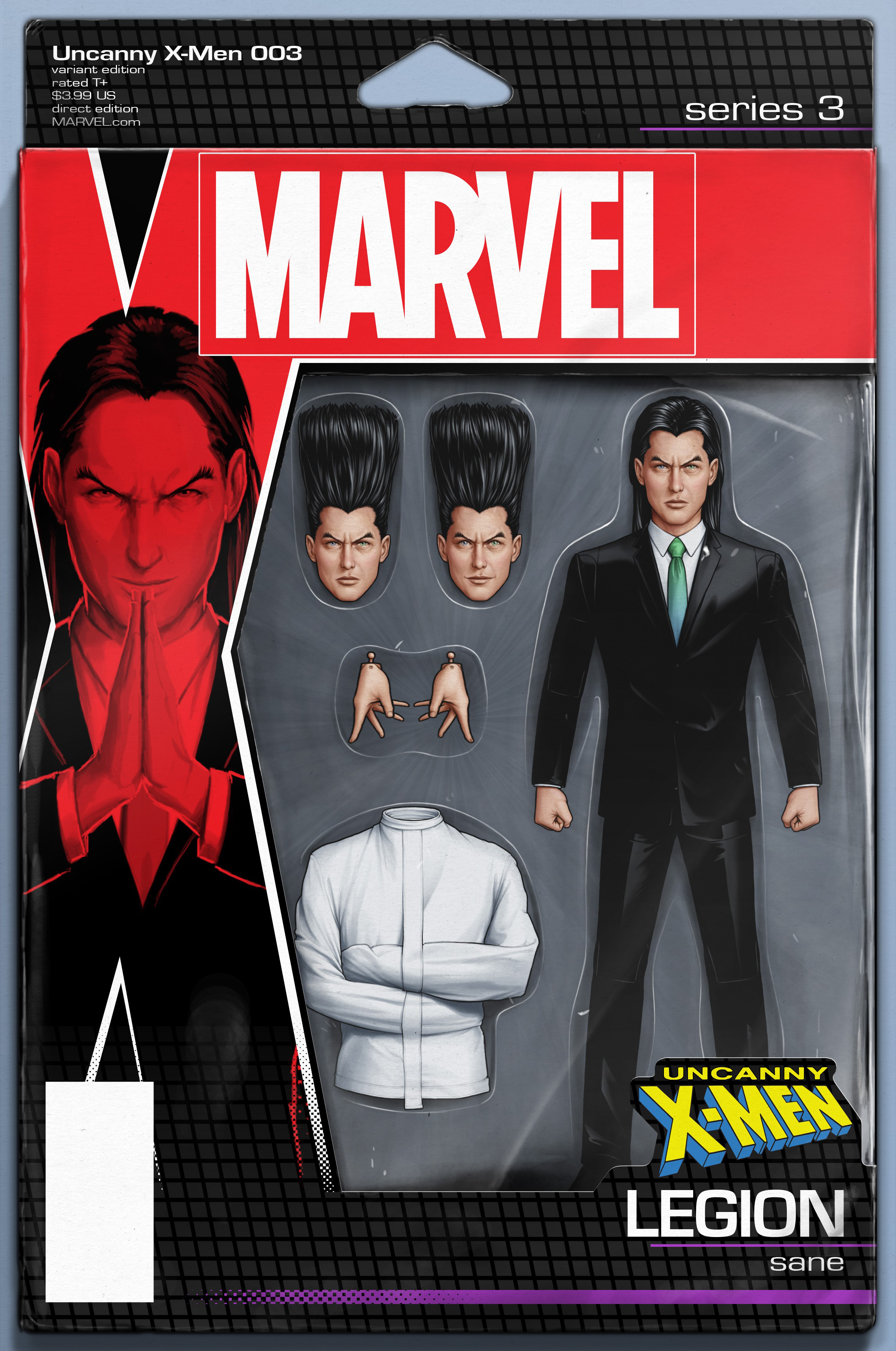 SEP180811 - UNCANNY X-MEN #3 CHRISTOPHER ACTION FIGURE VAR