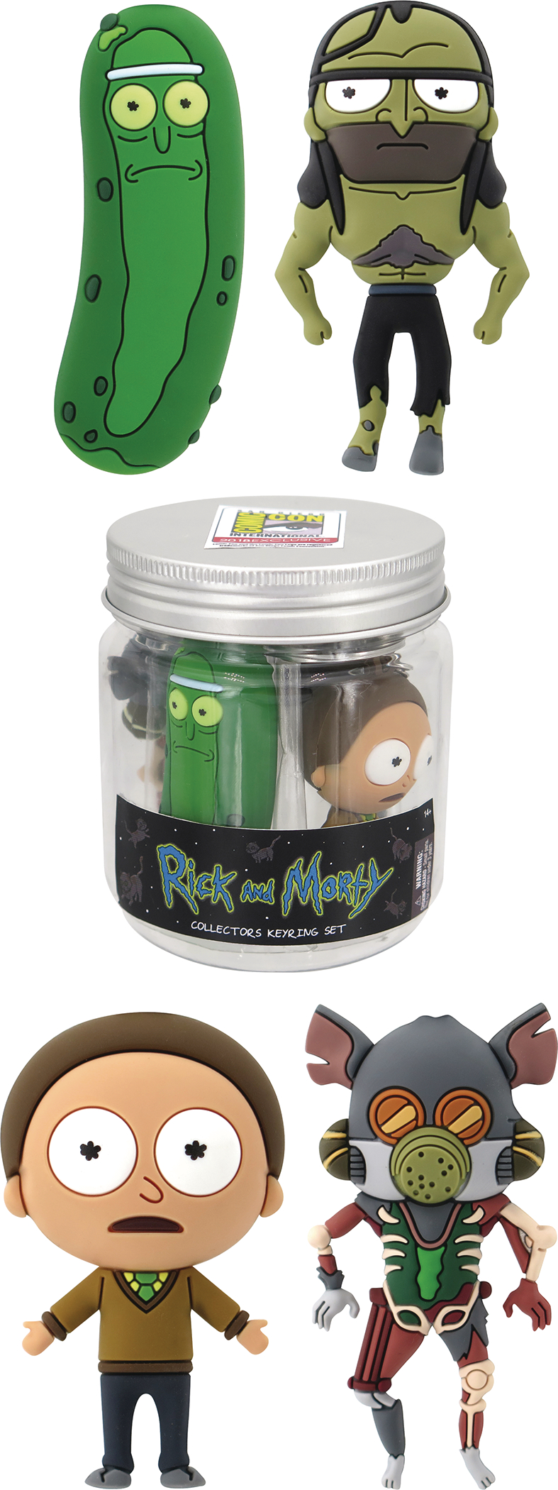 Rick and sales morty keyring