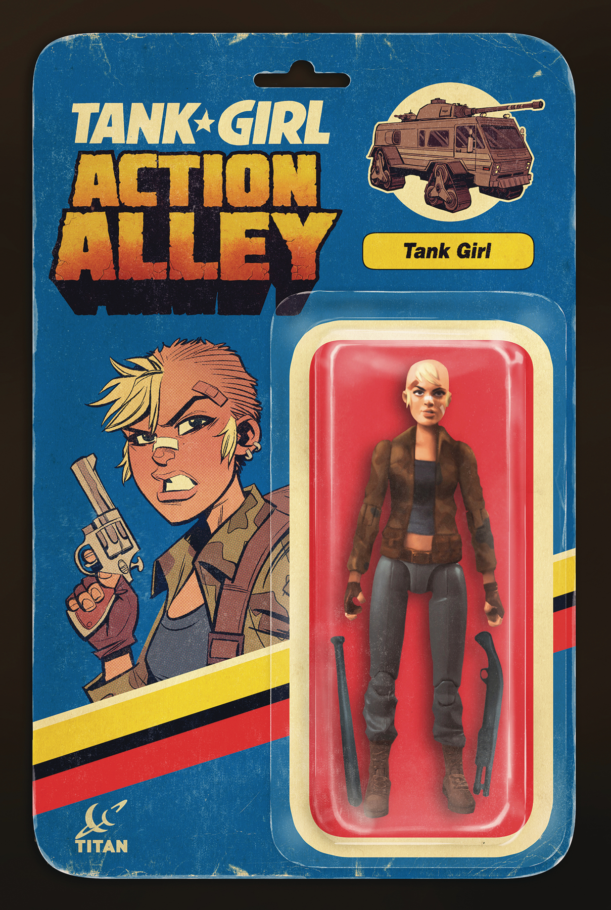 OCT181923 - TANK GIRL ACTION ALLEY #1 CVR B ACTION FIGURE - Previews World