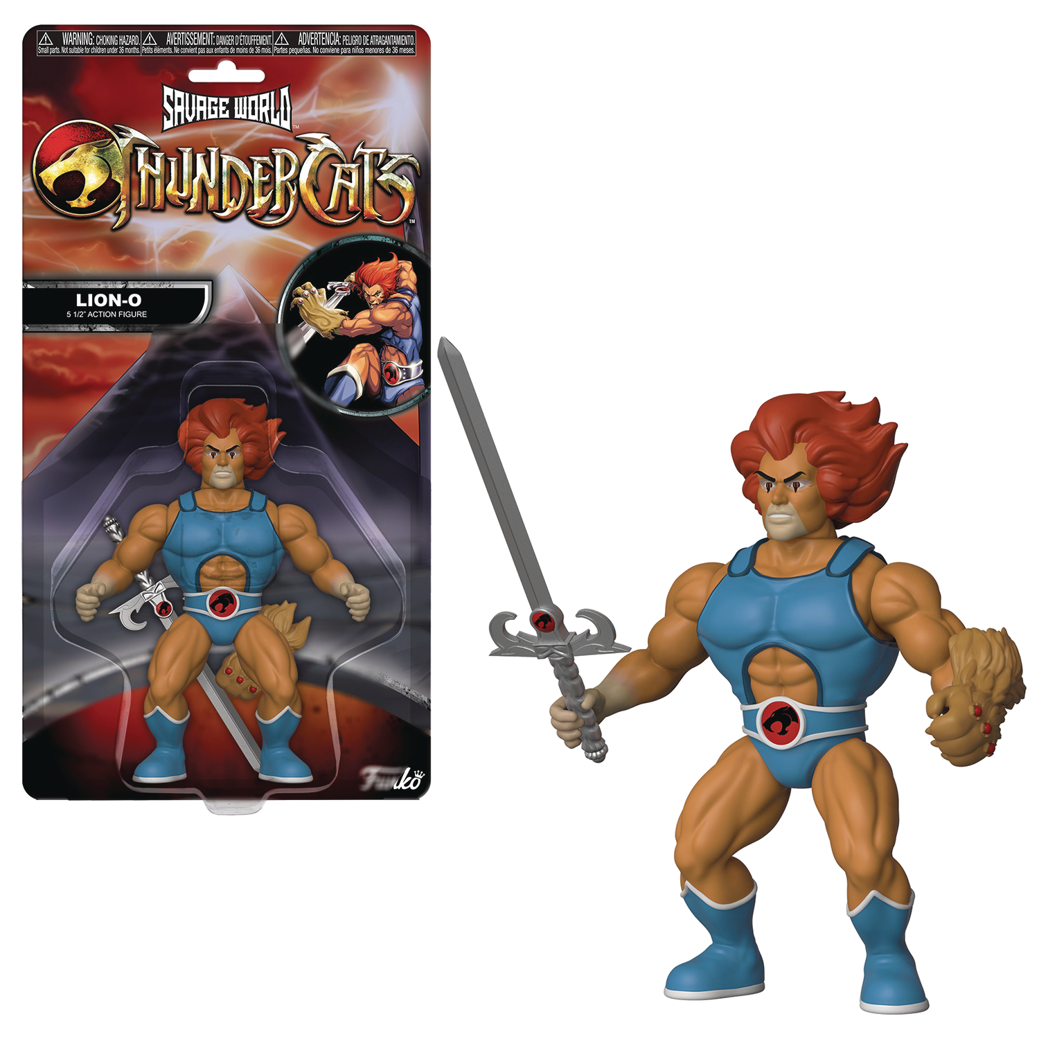 FUNKO SAVAGE WORLD THUNDERCATS LION-O AF