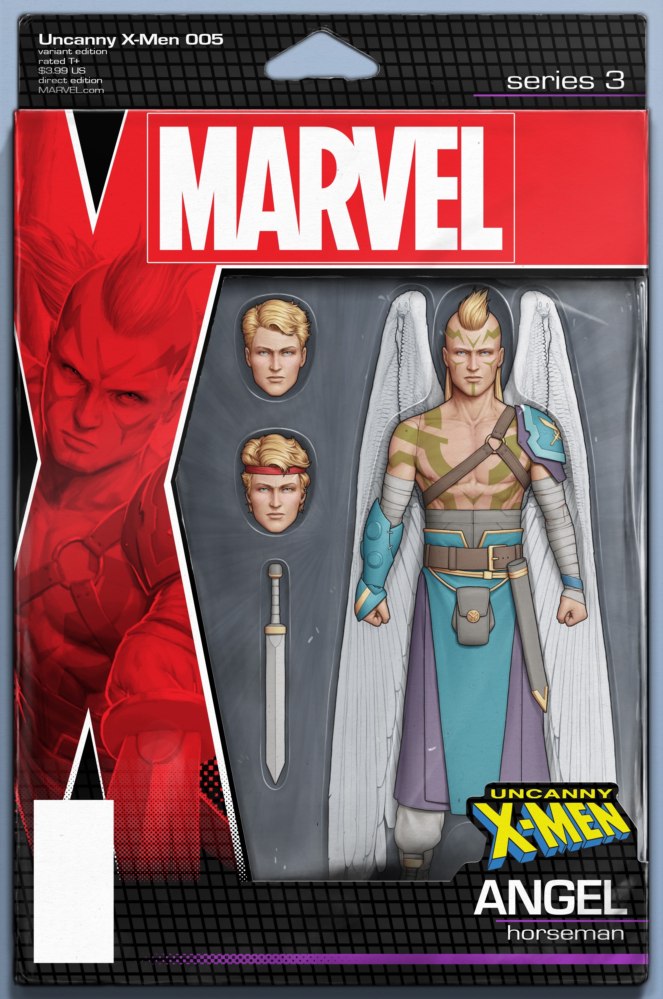 OCT180883 - UNCANNY X-MEN #5 CHRISTOPHER ACTION FIGURE VAR