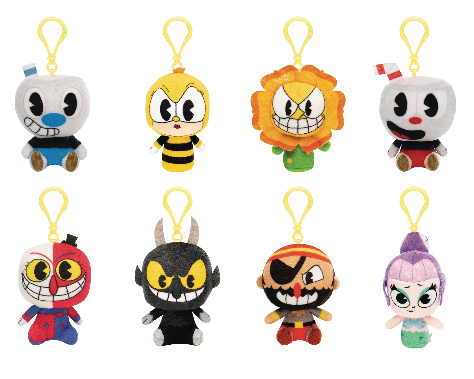 Cuphead hot sale plush keychain