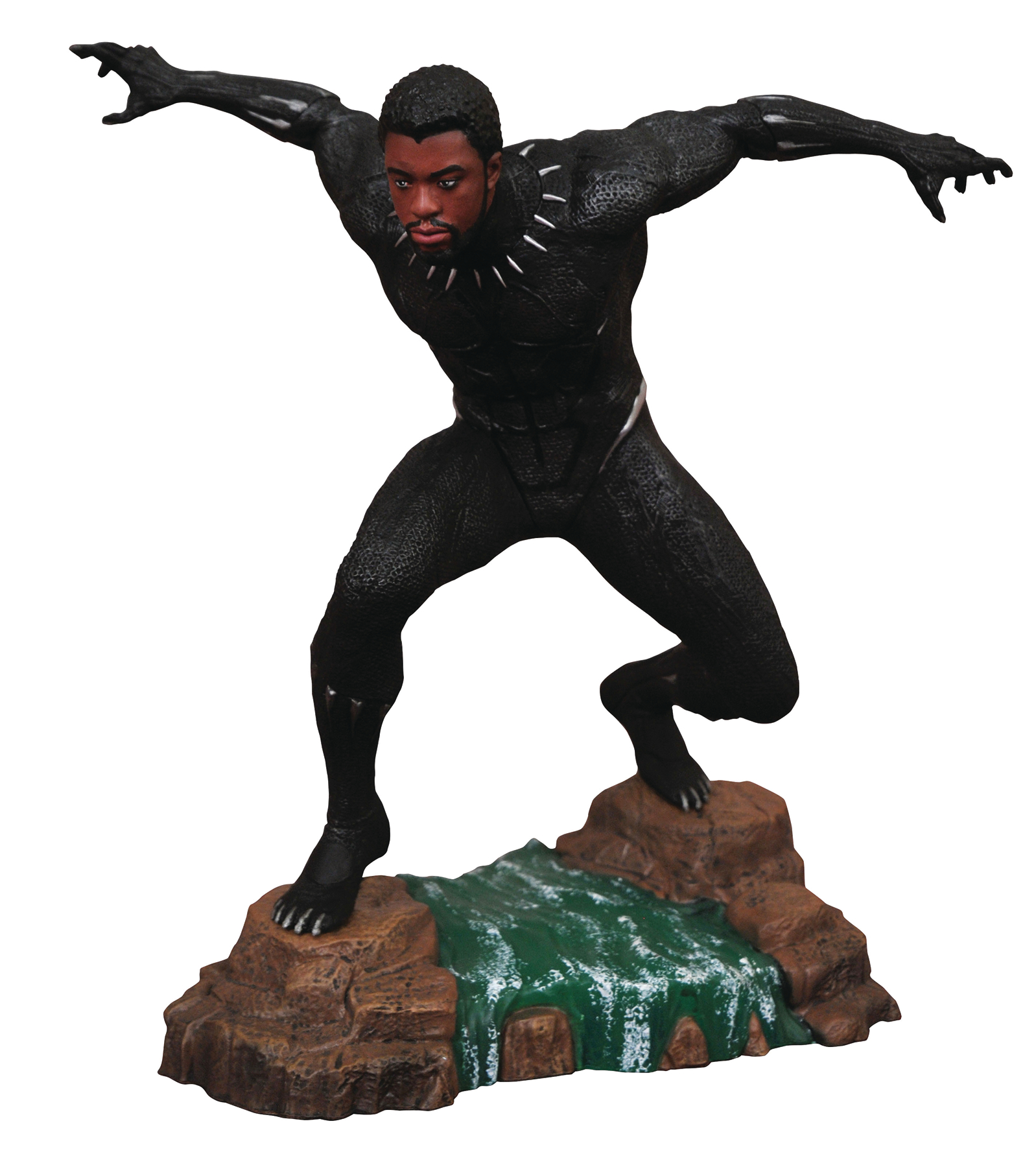 MARVEL GALLERY BLACK PANTHER MOVIE UNMASKED PVC FIGURE