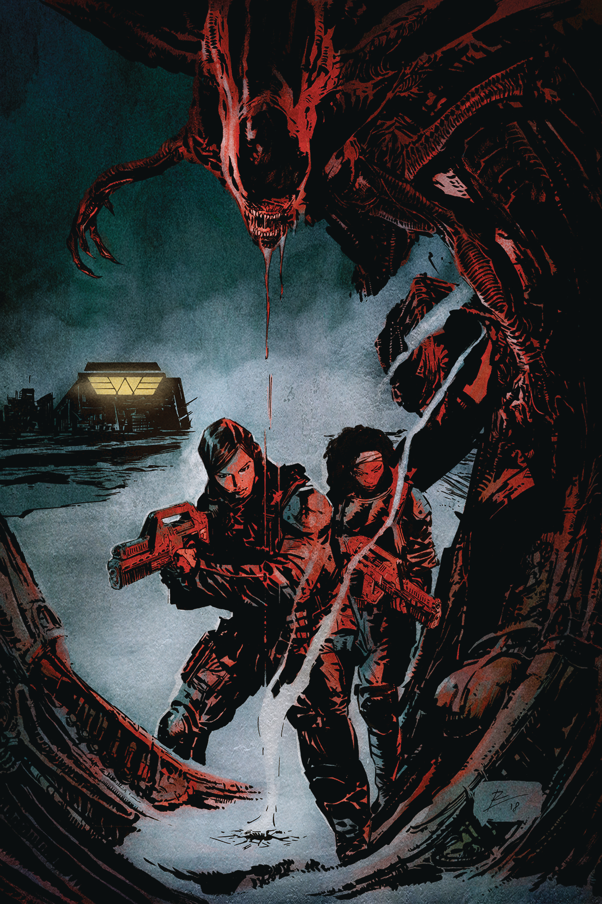 ALIENS RESISTANCE #1 CVR A LA TORRE