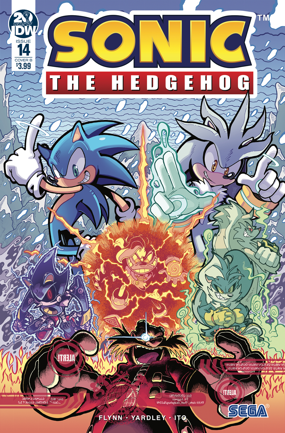 AUG180798 - SONIC THE HEDGEHOG #10 CVR B YARDLEY - Previews World