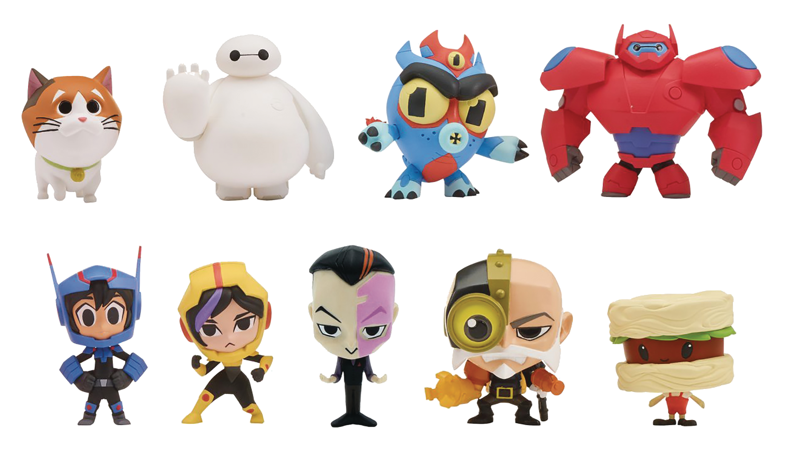 Sep188046 Big Hero 6 Tv Chibi 2 Pk Bmb Fig Asst W1 Previews World