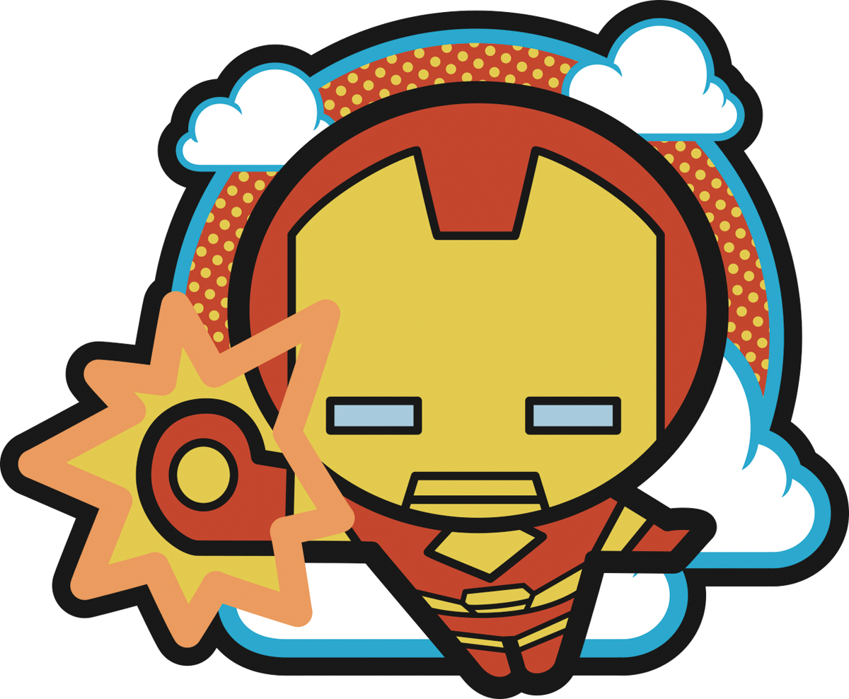 iron man cartoon cute