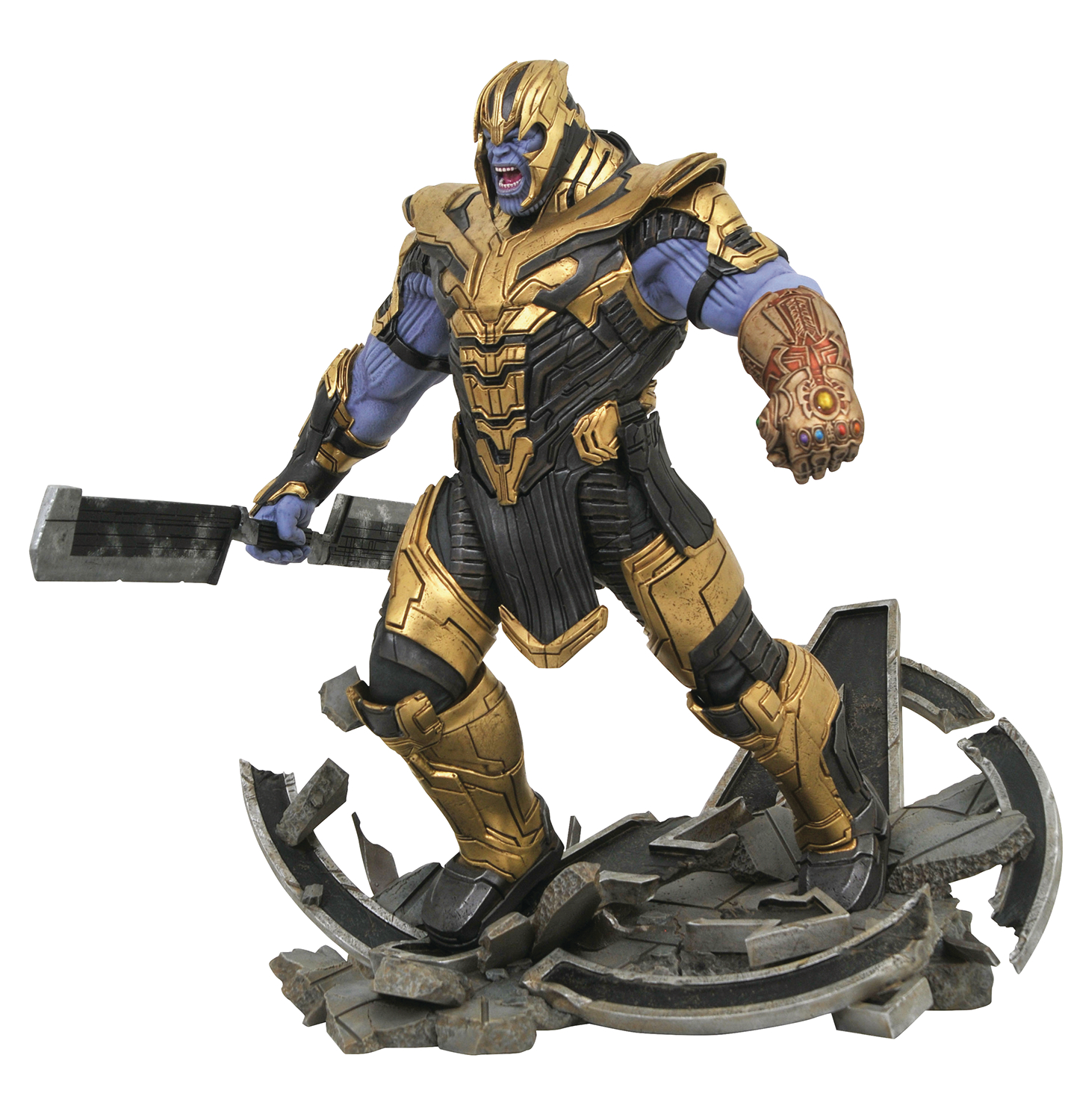 MARVEL MILESTONES AVENGERS 4 ARMORED THANOS STATUE (OCT18830