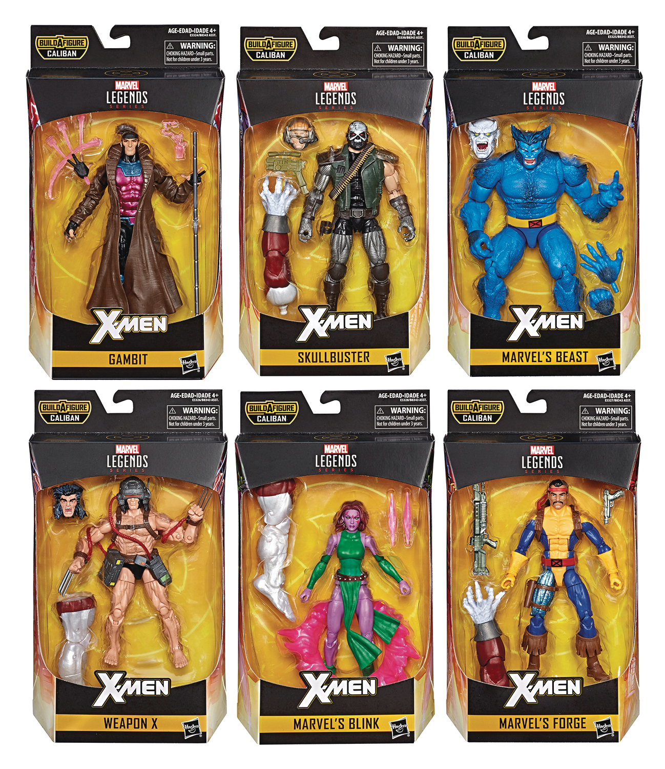 X-MEN LEGENDS 6IN AF ASST 201901