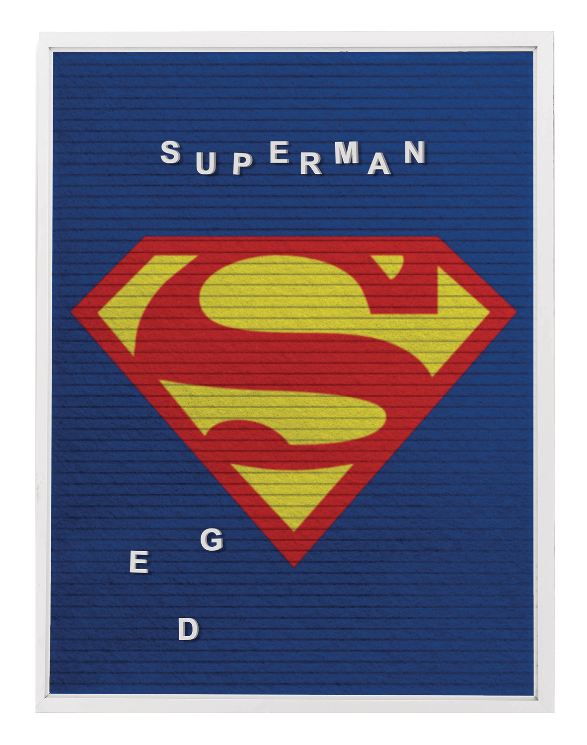 superman letter d