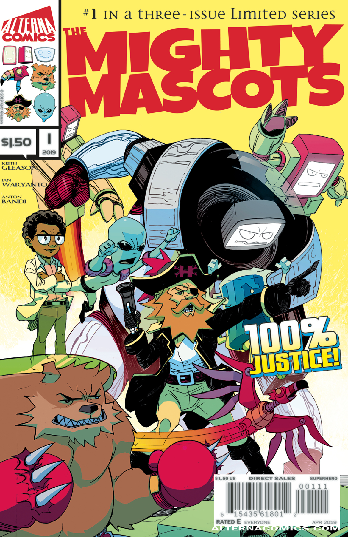 Mighty Mascots #1-9 Now Available at heroenvy.com on X: Who was a