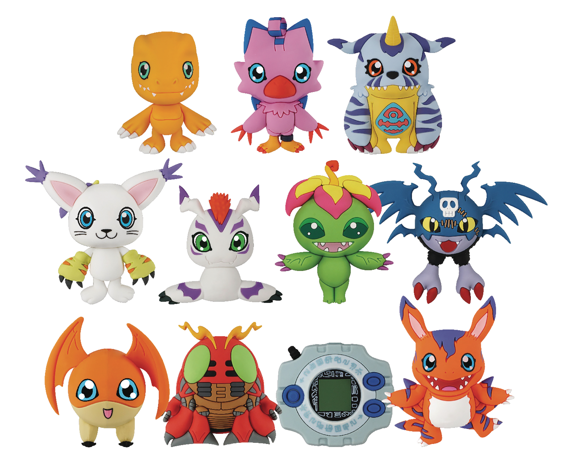 NOV188728 - DIGIMON 3D FIGURAL KEYRING 24PC BMB DIS - Previews World