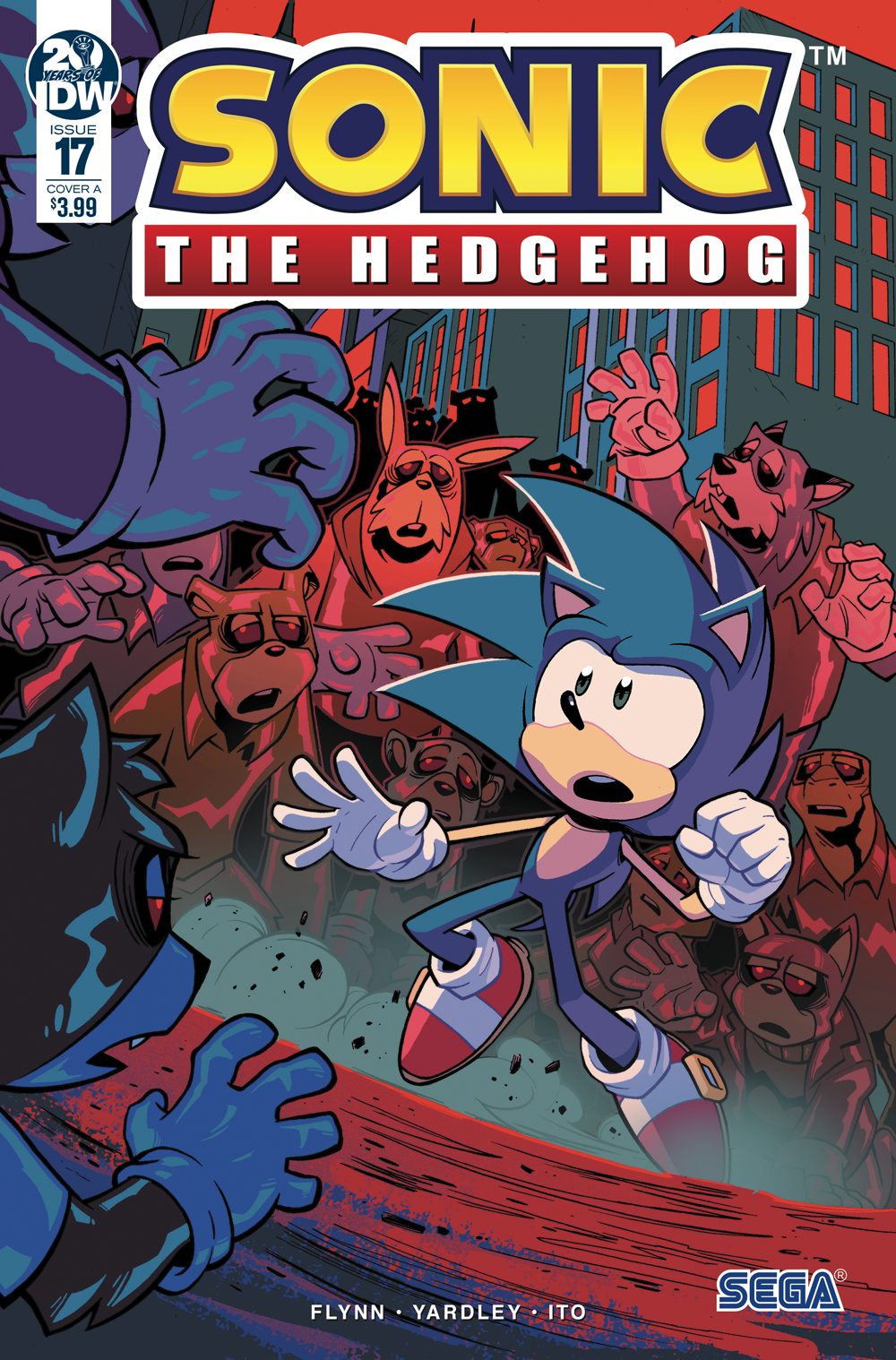 JUN231445 - SONIC THE HEDGEHOG #64 CVR A LAWRENCE - Previews World