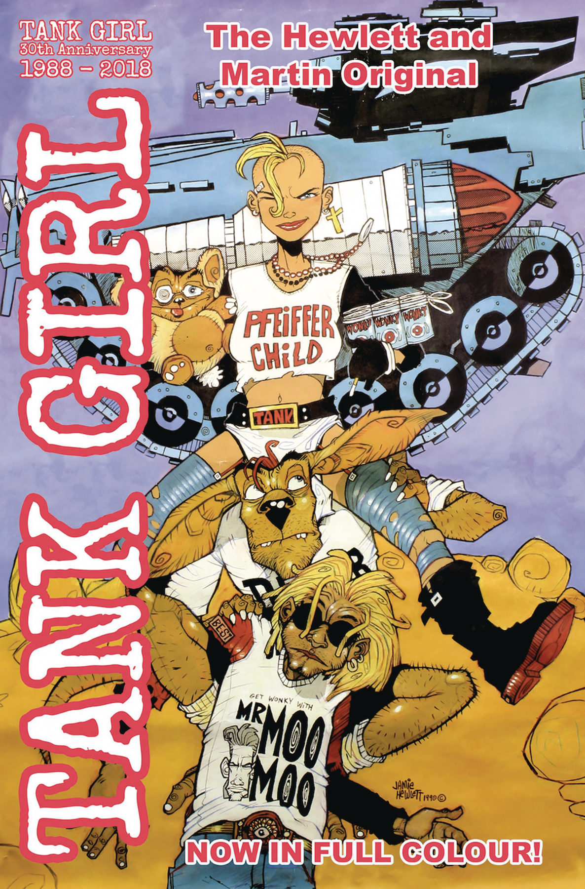 Mar192016 Tank Girl Full Color Classics 1990 1991 Cvr A Hewlett Mr Previews World 7709