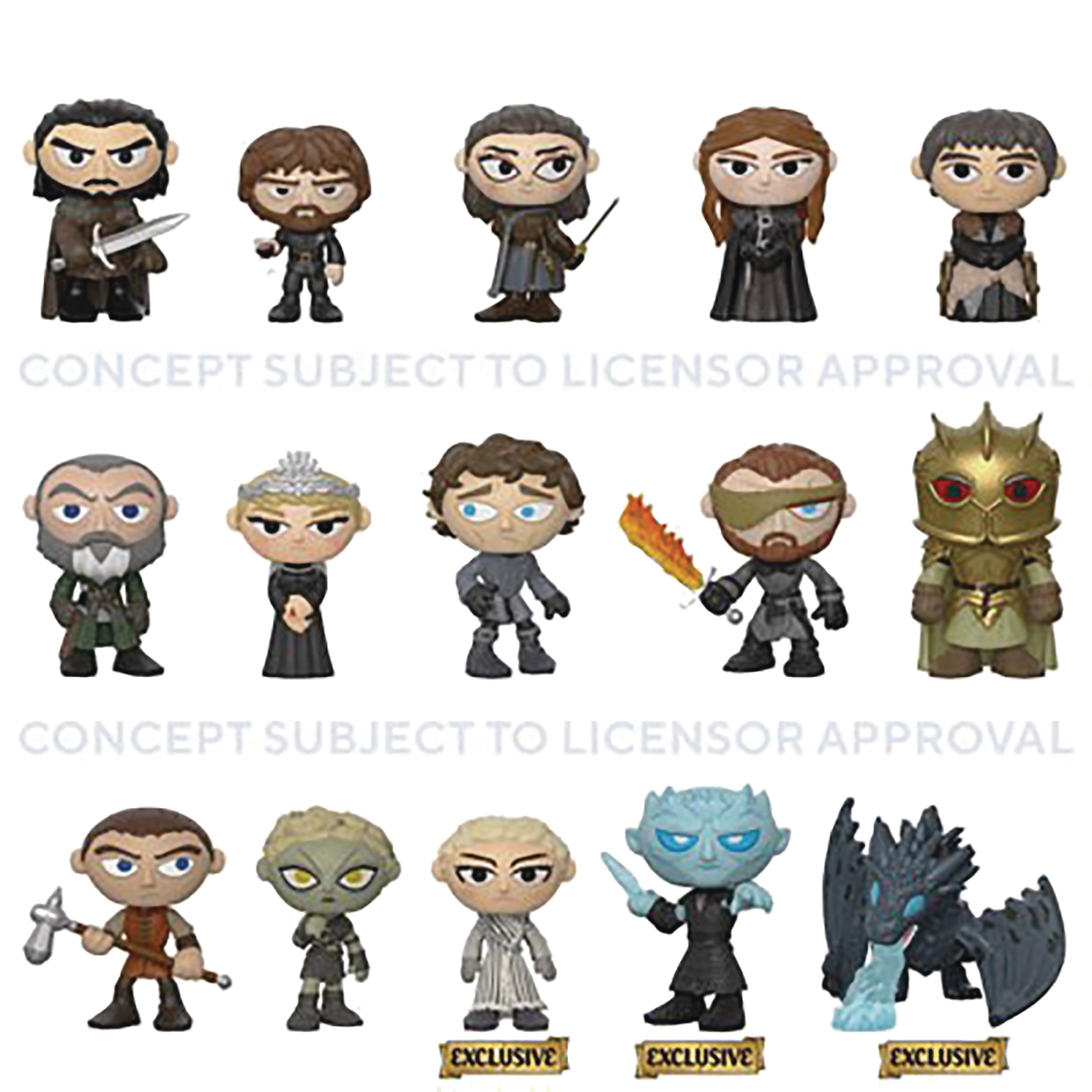 Game of thrones mystery outlet minis