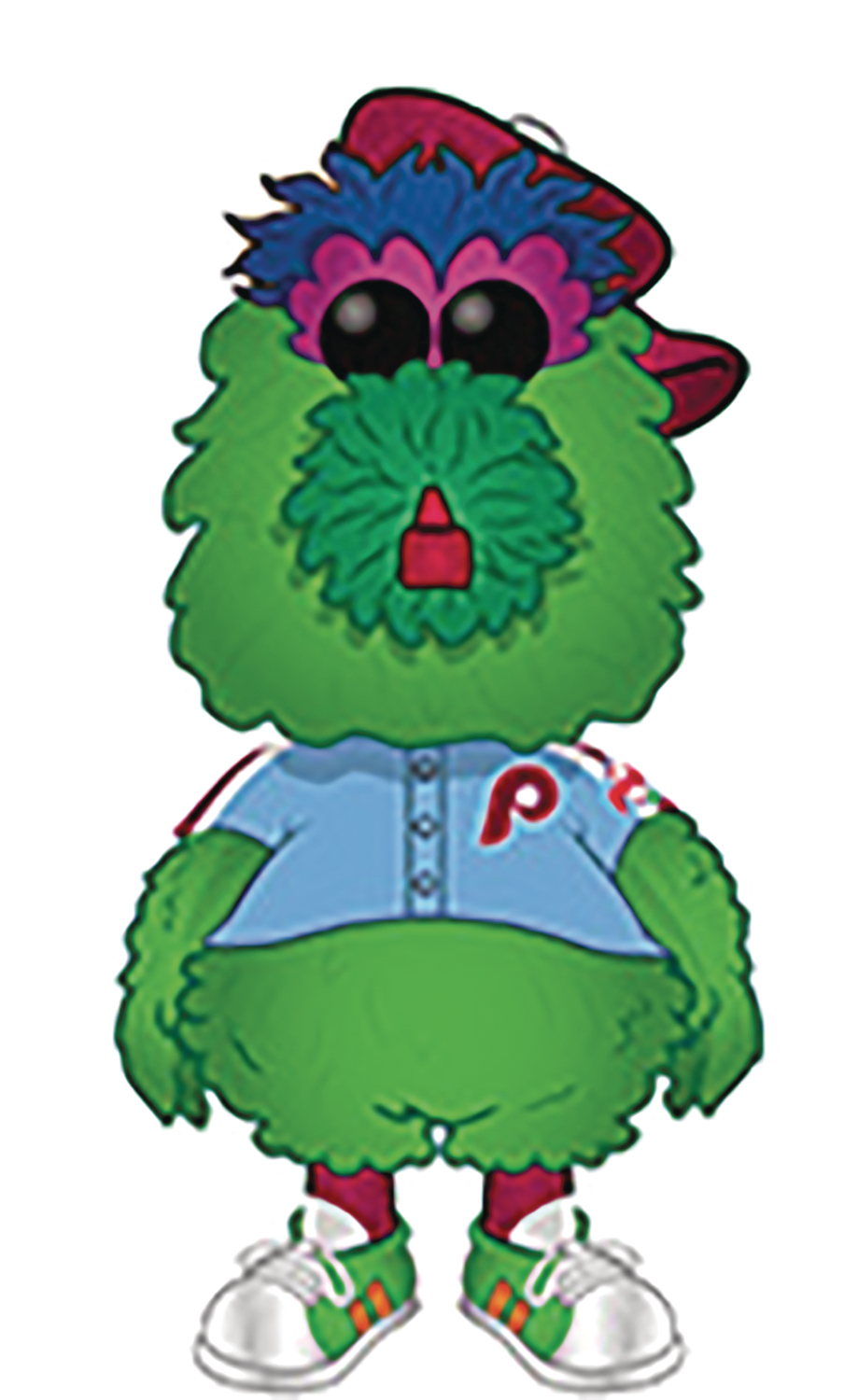 Philadelphia Phillies Phillie Phanatic Cartoon Type Mascot Die-Cut MAGNET 