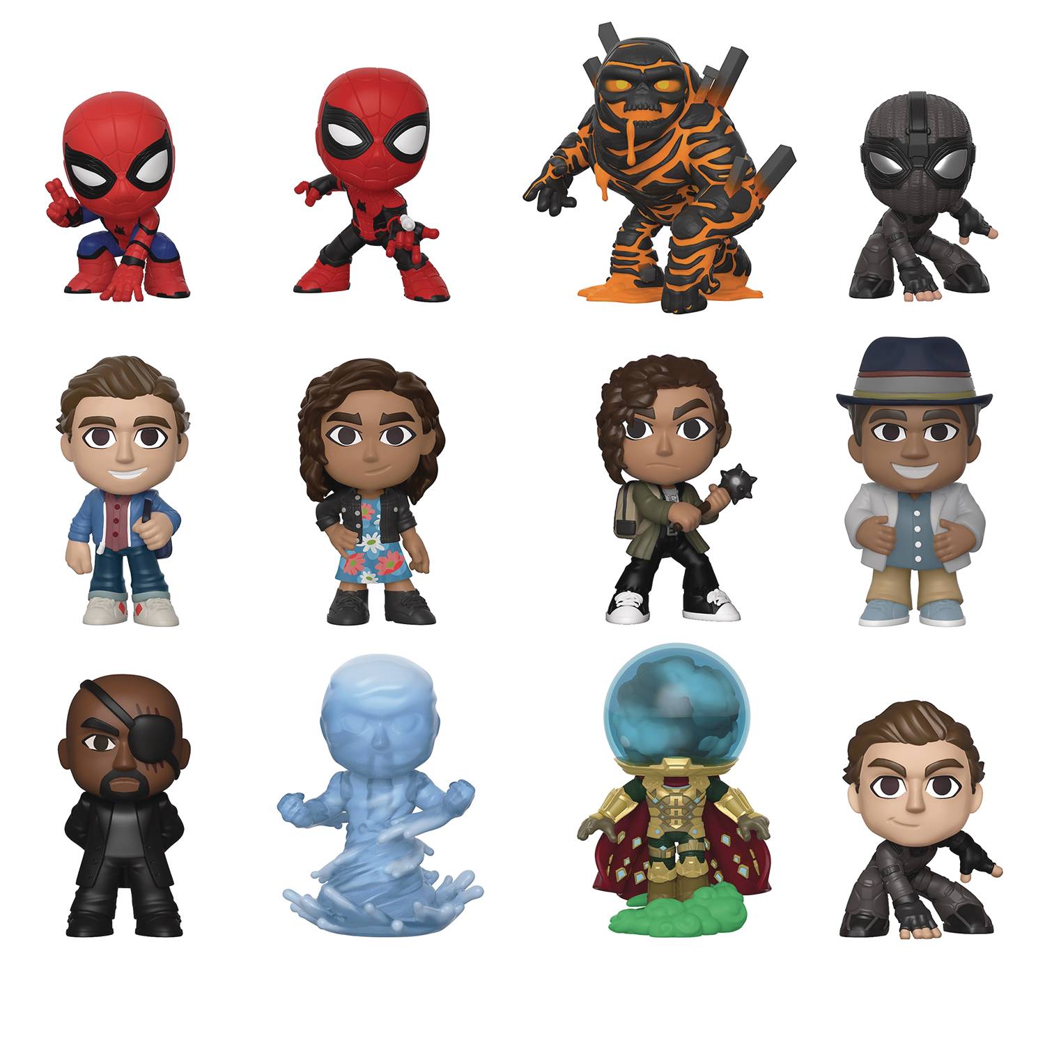 MYSTERY MINIS SPIDER-MAN FAR FROM HOME 12PC BMB DISP