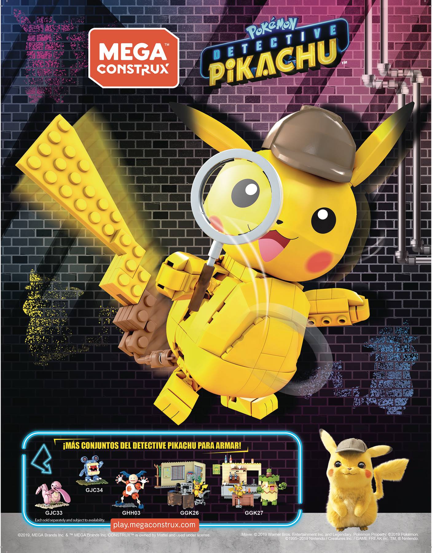 Mega Construx Pokémon Pikachu by Mattel