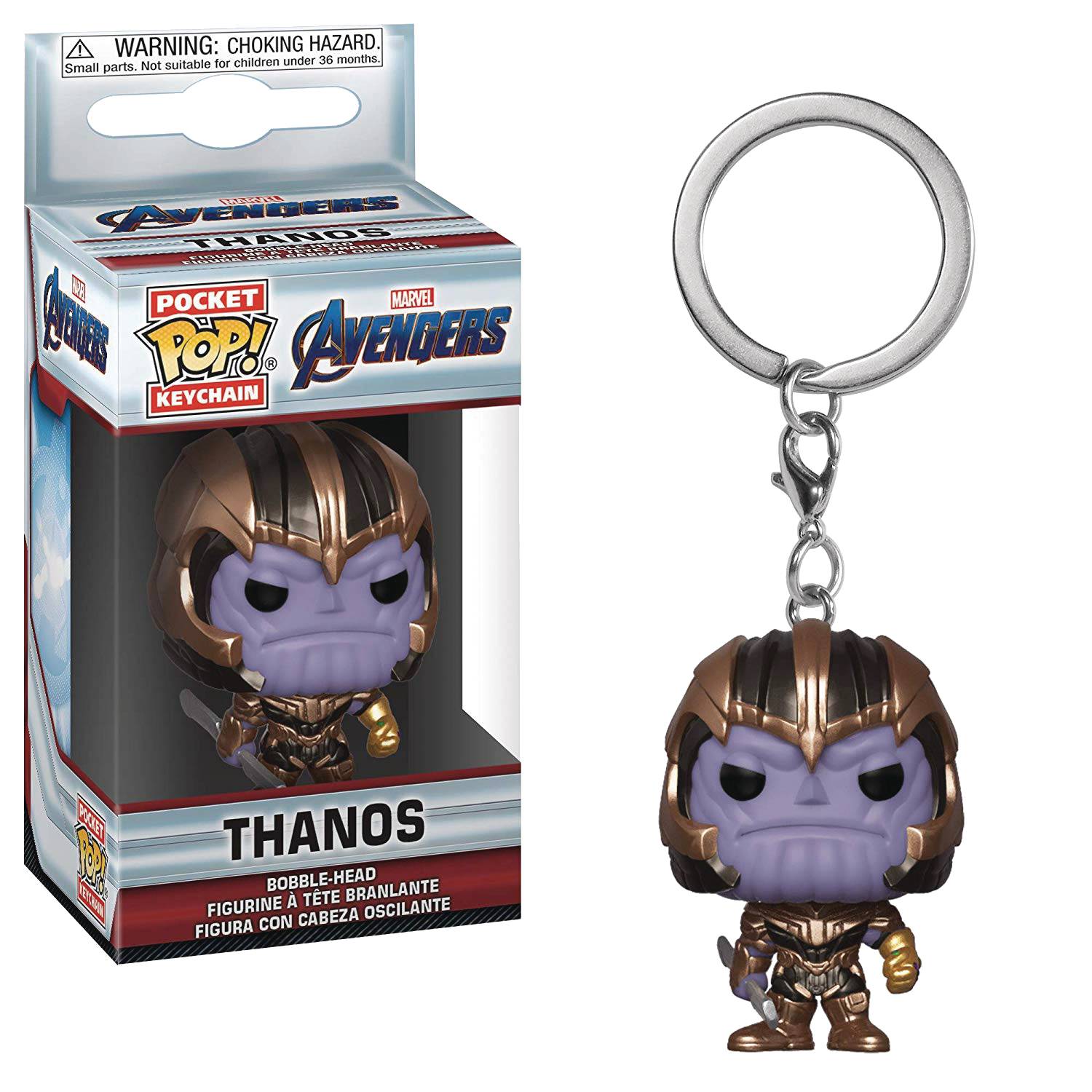 POCKET POP AVENGERS ENDGAME THANOS VIN FIG KEYCHAIN