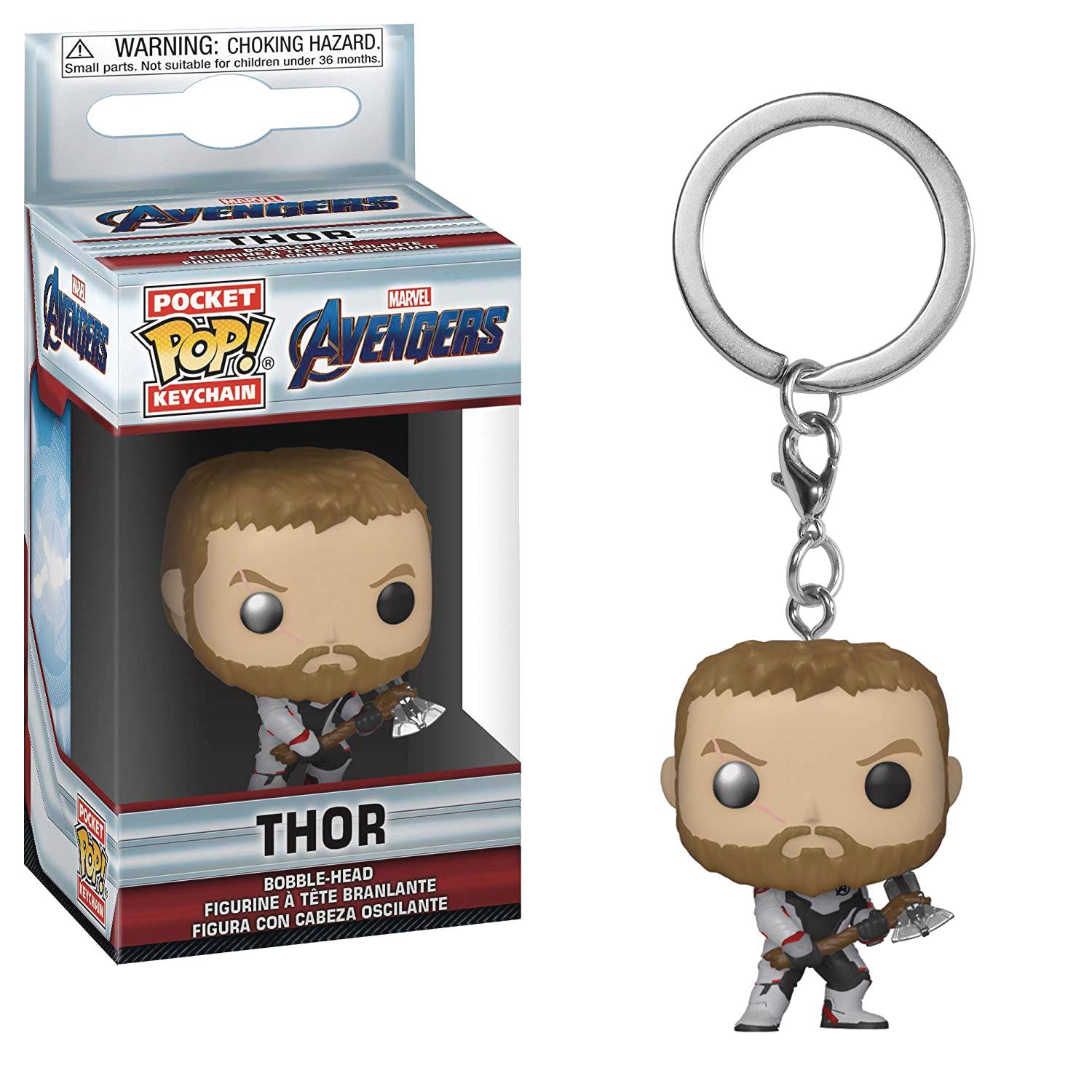 POCKET POP AVENGERS ENDGAME THOR VIN FIG KEYCHAIN