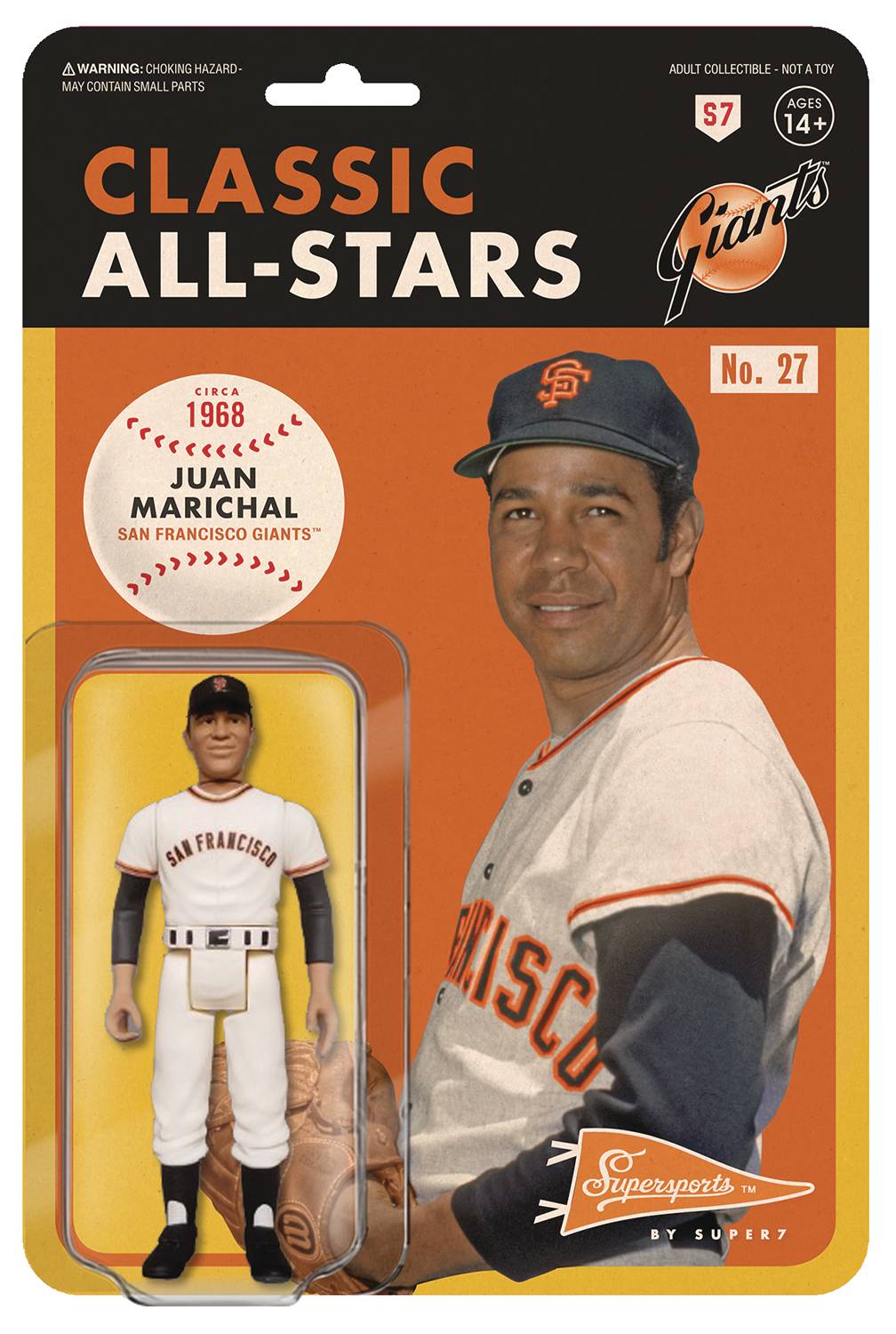 MLB CLASSICS JUAN MARICHAL REACTION FIG