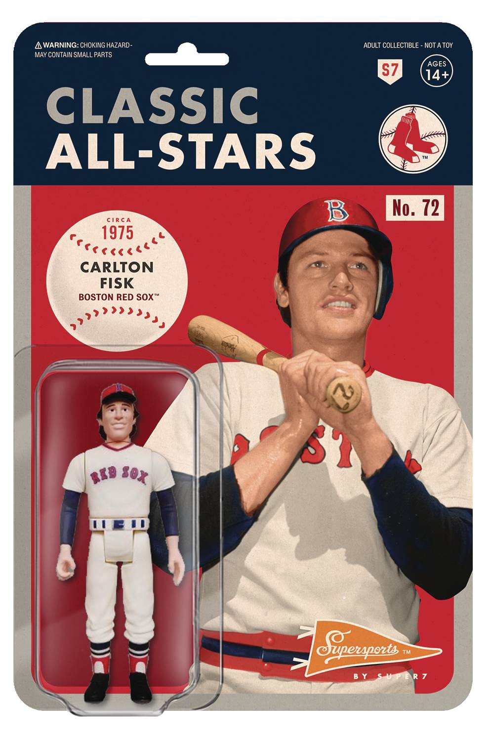 FEB198256 - MLB CLASSICS CARL YASTRZEMSKI REACTION FIG - Previews World