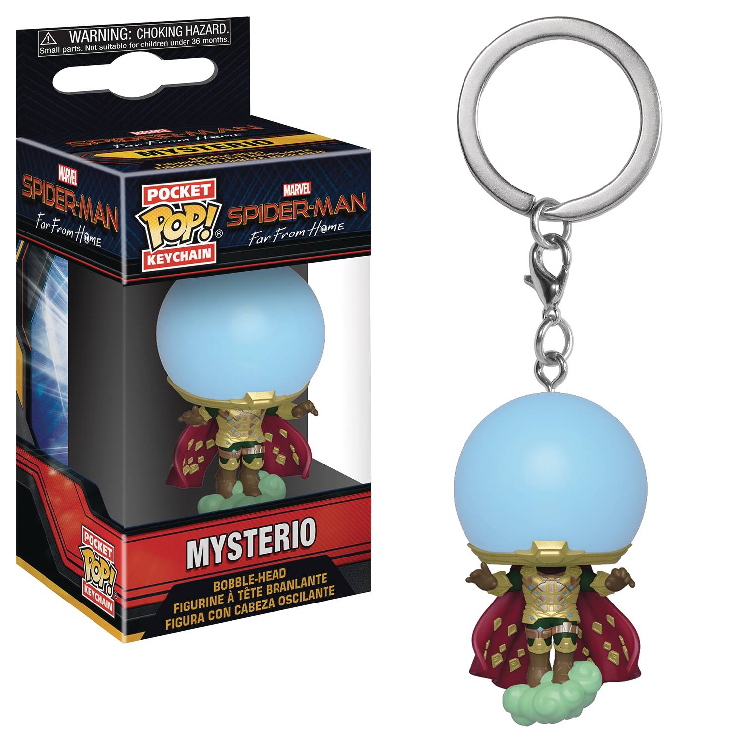 POCKET POP SPIDER-MAN: FAR FROM HOME MYSTERIO KEYCHAIN