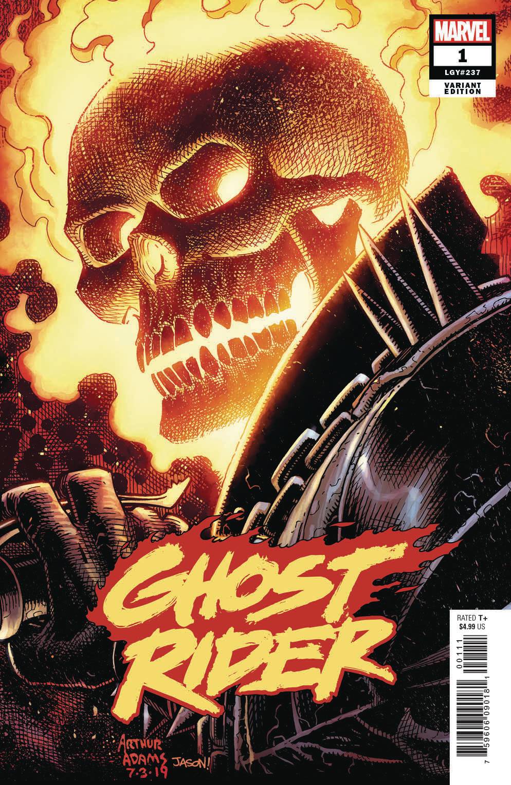 MAY228469 - GHOST RIDER VENGEANCE FOREVER #1 PX DCD 40TH LARRAZ VAR -  Previews World