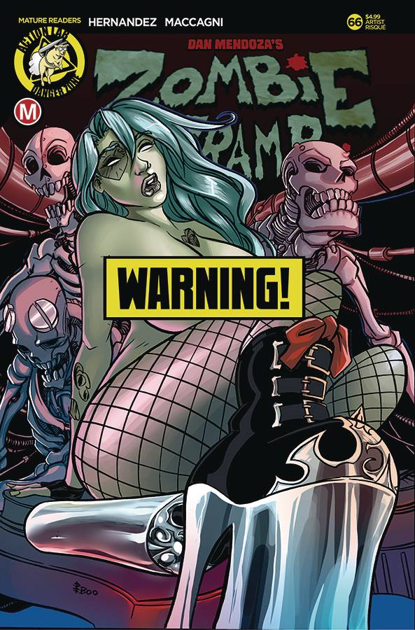 ZOMBIE TRAMP ONGOING #66 CVR F BOO RUDETOONS RISQUE (MR)