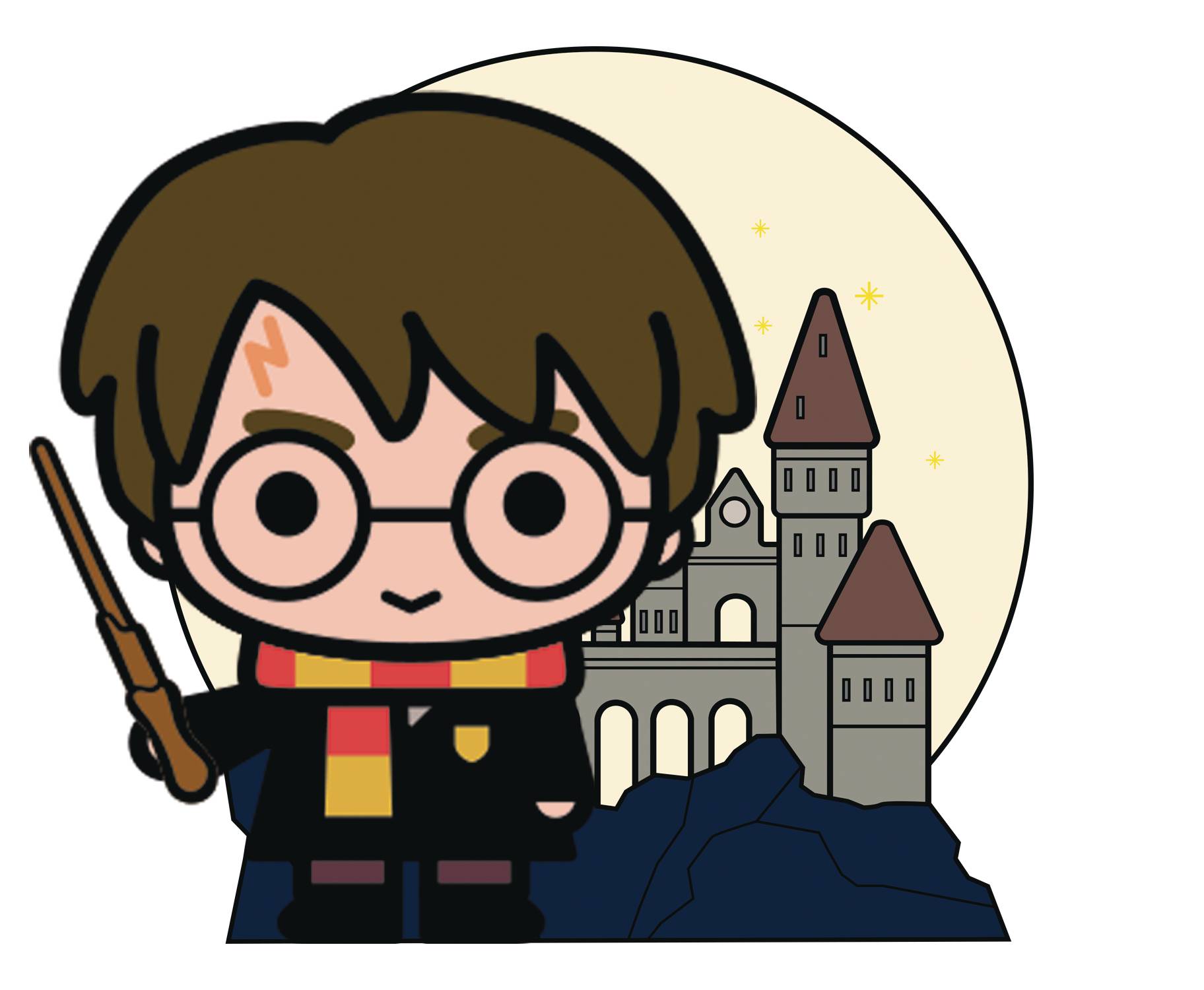 HARRY POTTER CHARM HOGWARTS HARRY PIN