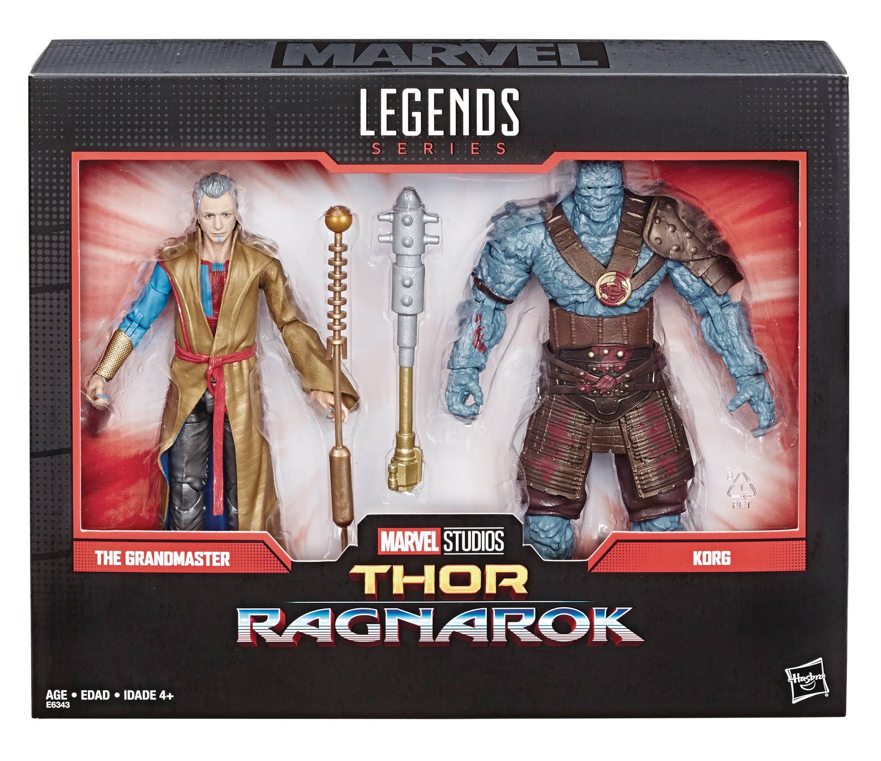 MARVEL LEGENDS 80TH ANN GRANDMASTER/KORG 6IN AF SET CS