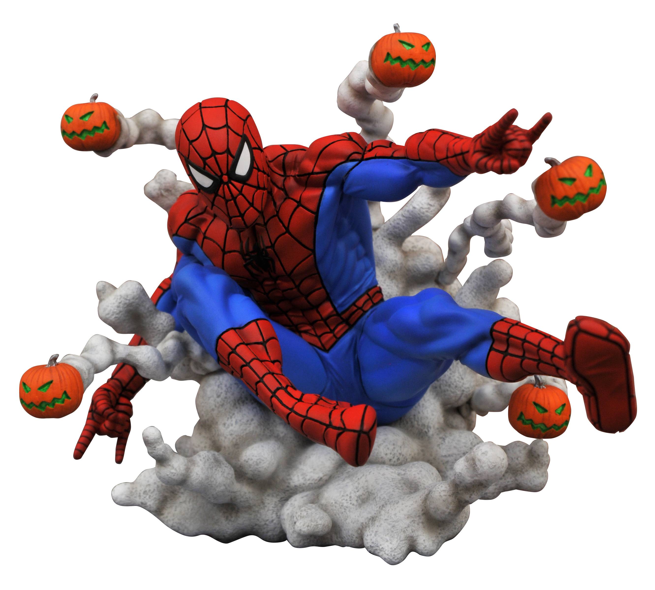 MARVEL GALLERY COMIC PUMPKIN BOMB SPIDER-MAN PVC STATUE (O/A