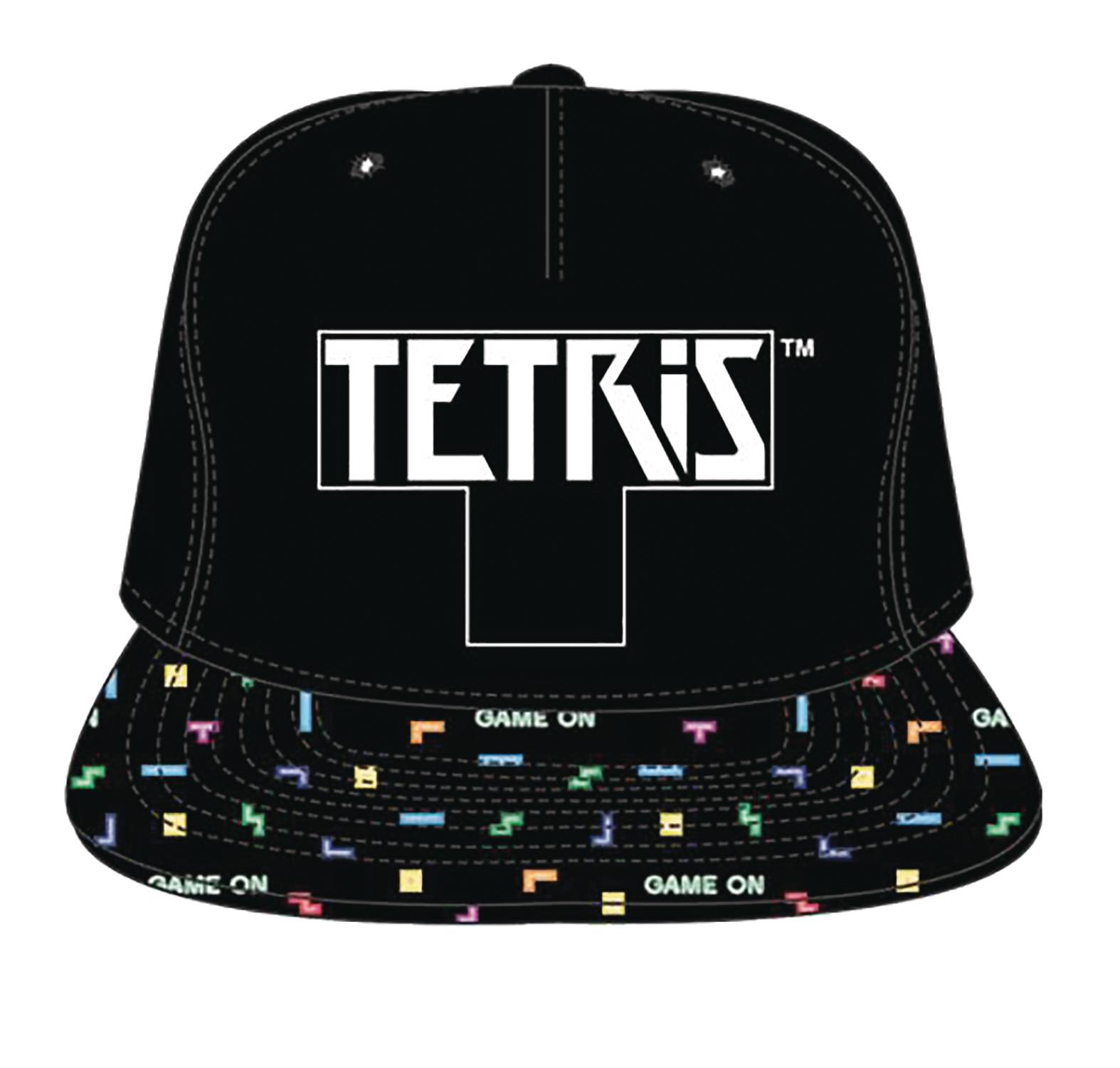 TETRIS BLOCKS BLACK SNAP-BACK CAP