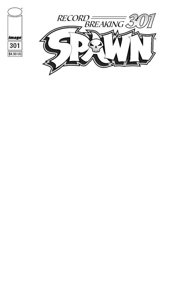 SPAWN #301 CVR Q BLANK SKETCH CVR