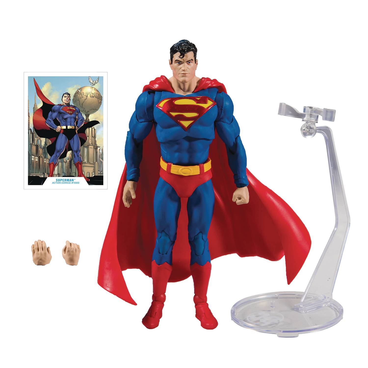 DC BATMAN/SUPERMAN WV1 MOD SUPERMAN 7IN SCALE AF CS  (C