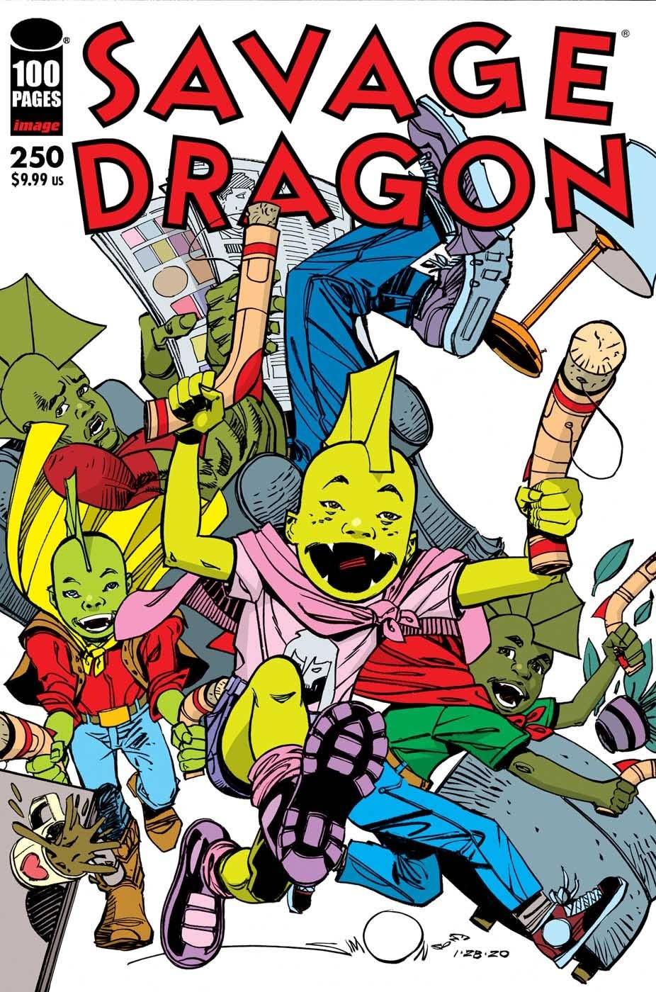 SAVAGE DRAGON #250 CVR D SIMONSON (MR)