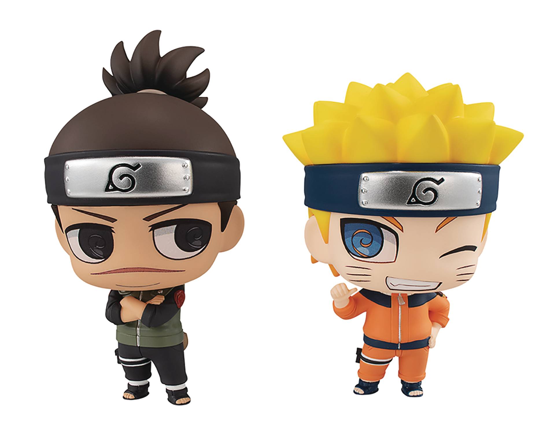  Megahouse Chimimega Buddy Naruto Umino Iruka & Uzumaki Naruto :  Toys & Games