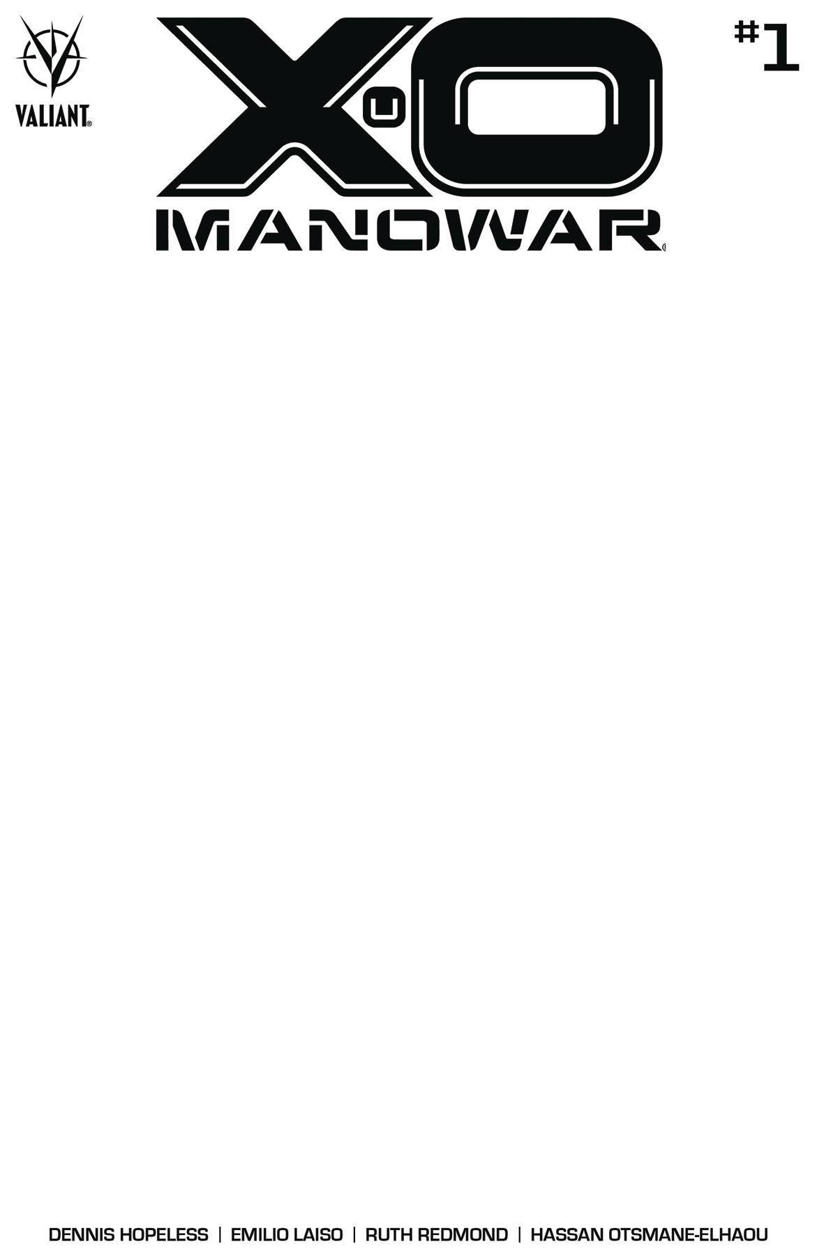 X-O MANOWAR (2020) #1 CVR E BLANK VAR