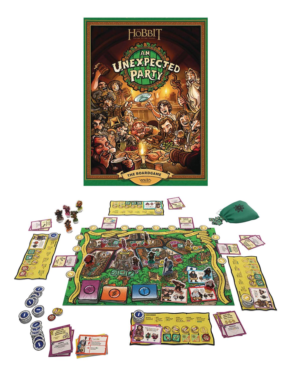 THE HOBBIT AN UNEXPECTED PARTY BOARDGAME