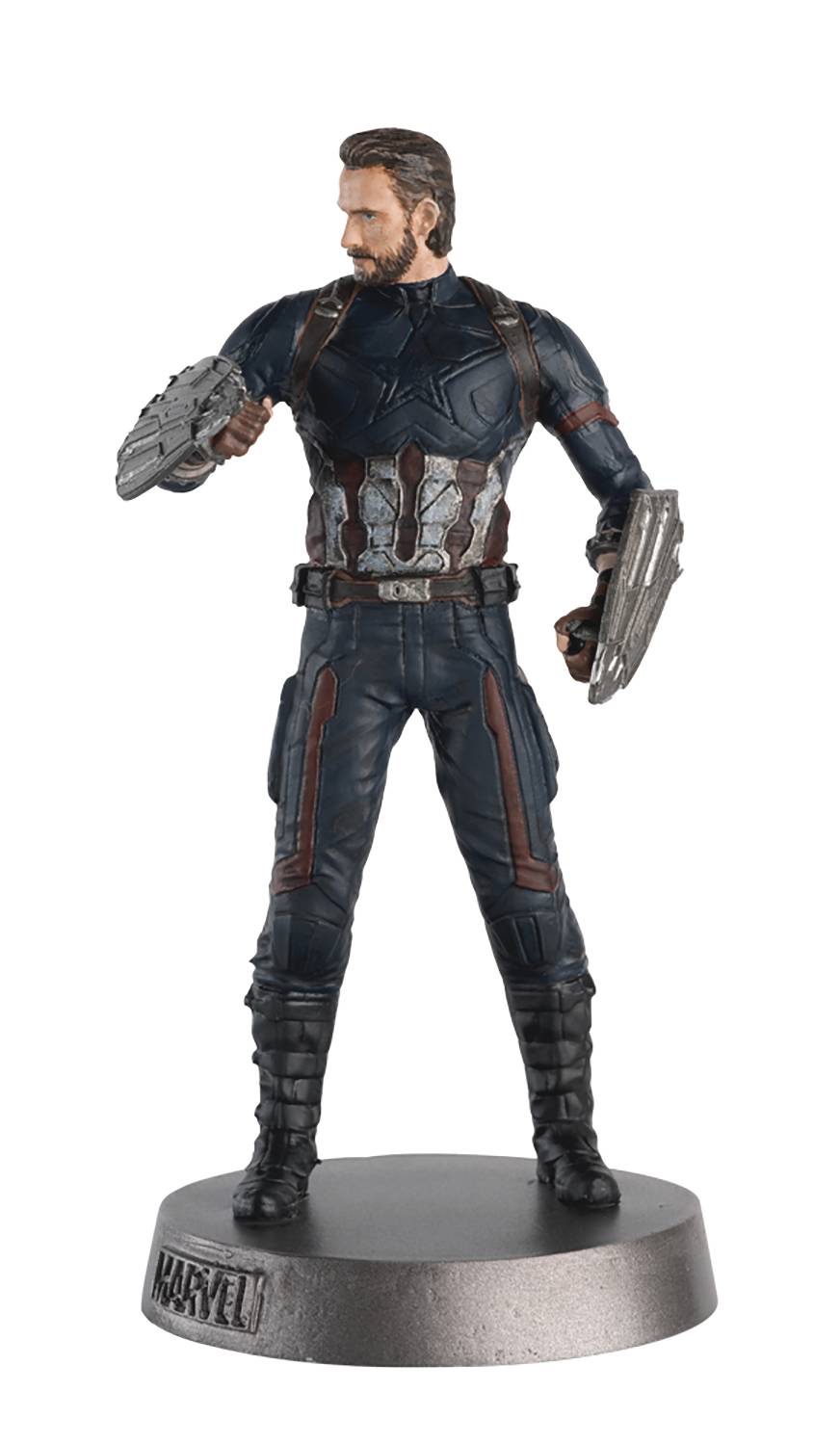 Eaglemoss Limited Marvel Movie Collection 1:16 Figurine | Captain America  Team Suit