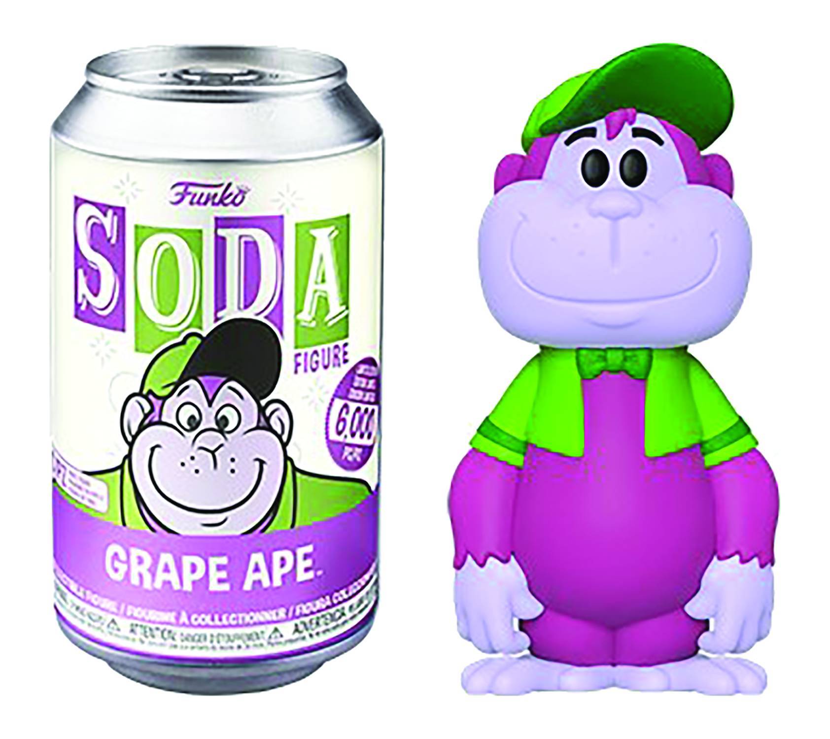 VINYL SODA HANNA BARBERA GRAPE APE VINYL FIG W/CHASE