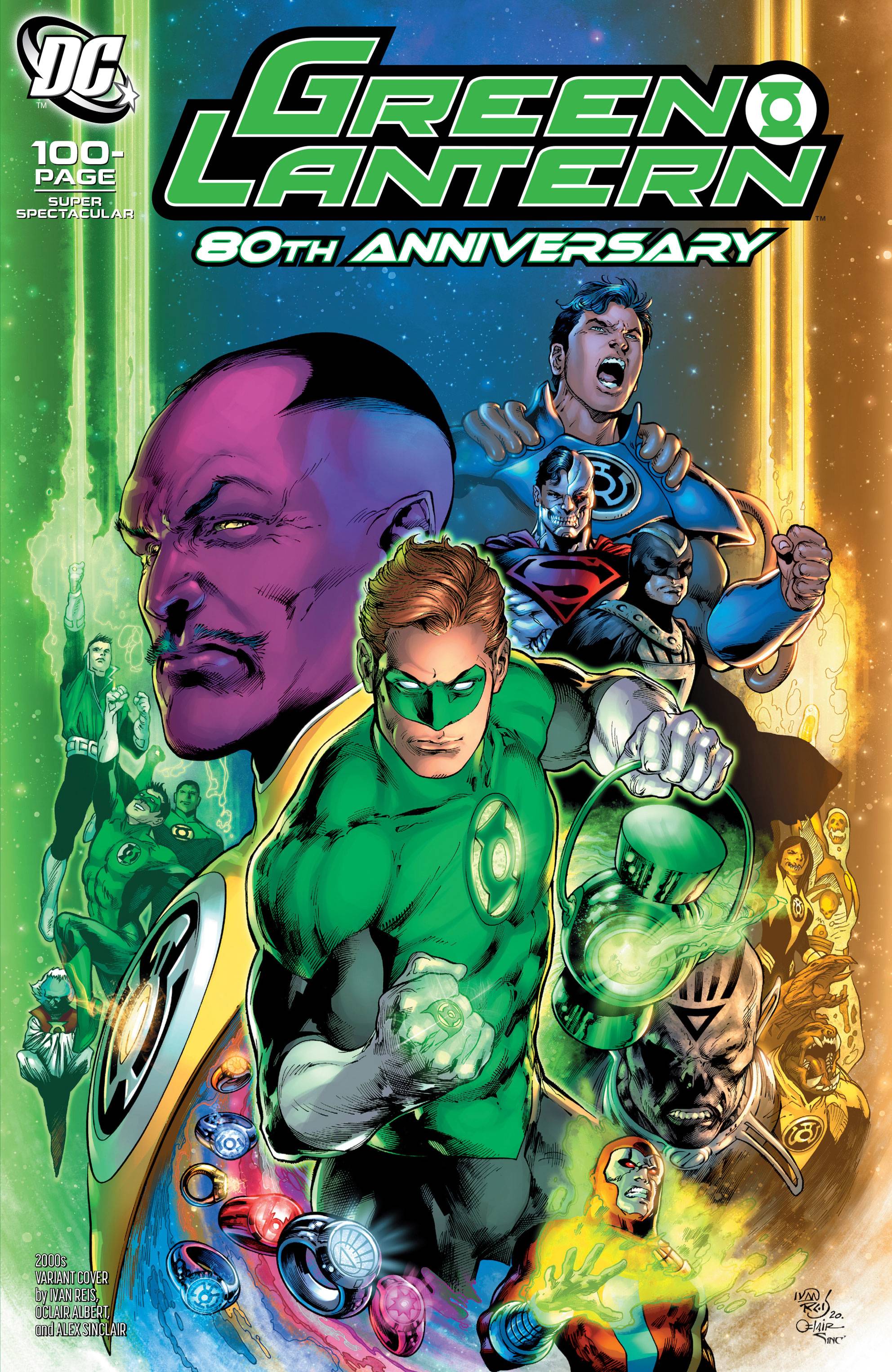 GREEN LANTERN 80TH ANNIV 100 PAGE SUPER SPECT #1 2000S VAR E