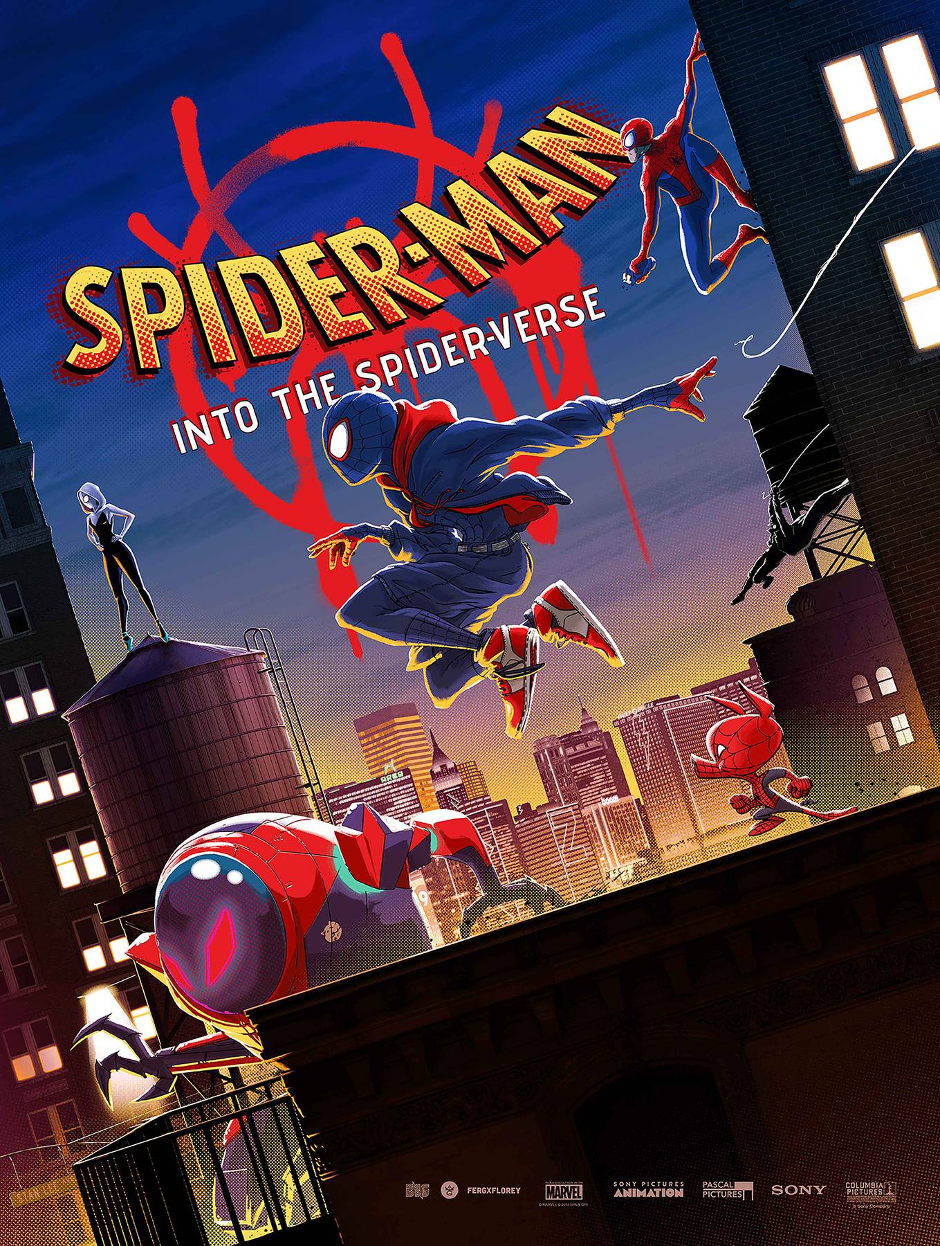 SPIDER-MAN INTO THE SPIDER-VERSE POSTER BOOK TP