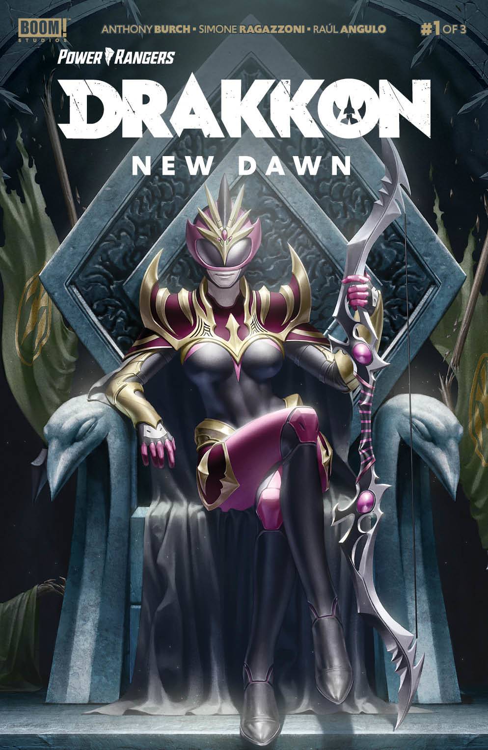 Newest Power Rangers:Drakkon New Dawn #1 Variant visually stunning cover!