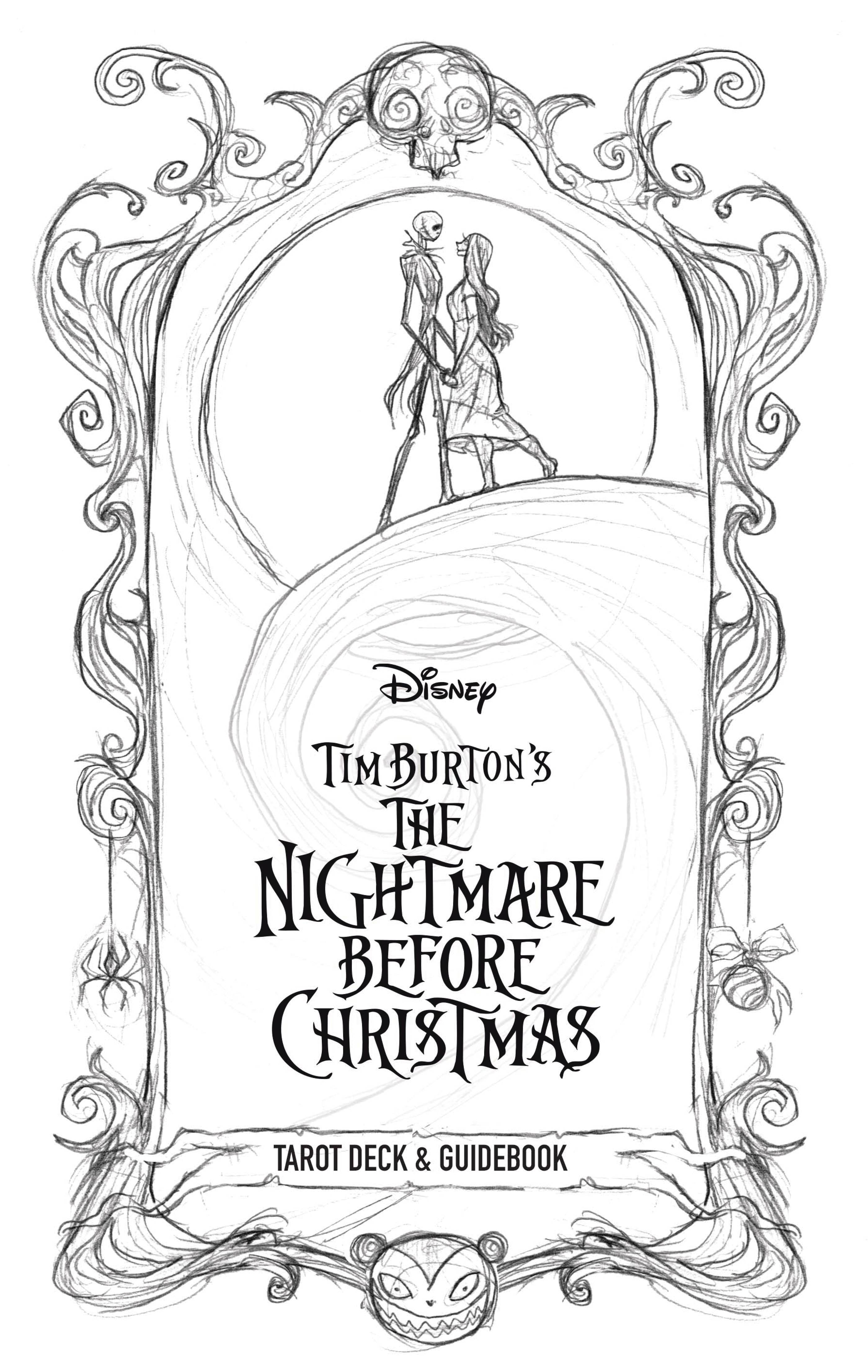 JUL202558 - NIGHTMARE BEFORE CHRISTMAS TAROT DECK &amp; GUIDEBOOK