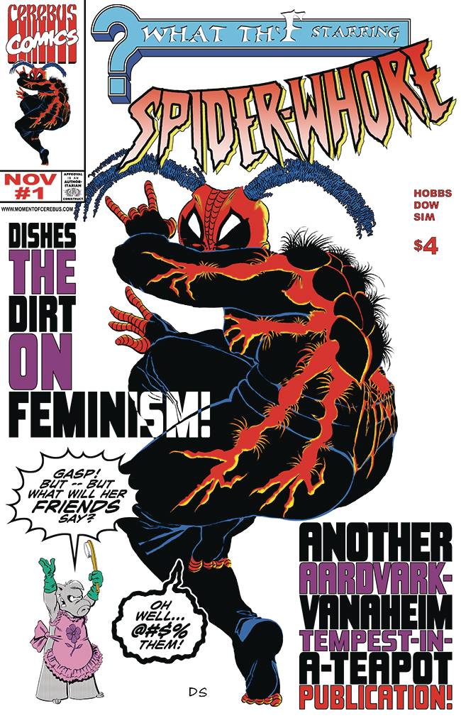 Spider-Whore "Dishes The Dirt On Feminism" In New Cerebus In Hell