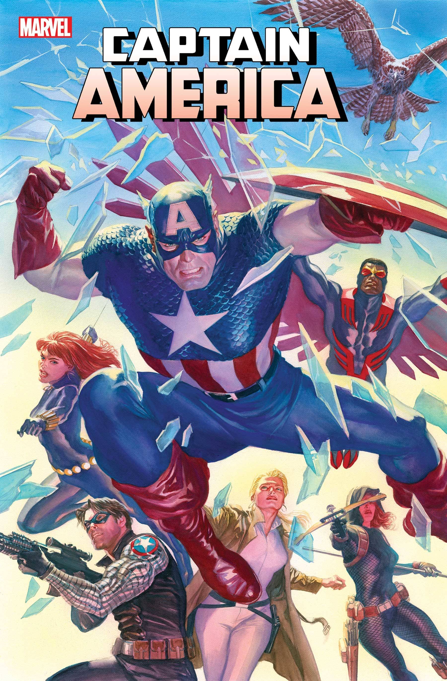CAPTAIN AMERICA #25 BY ALEX ROSS POSTER