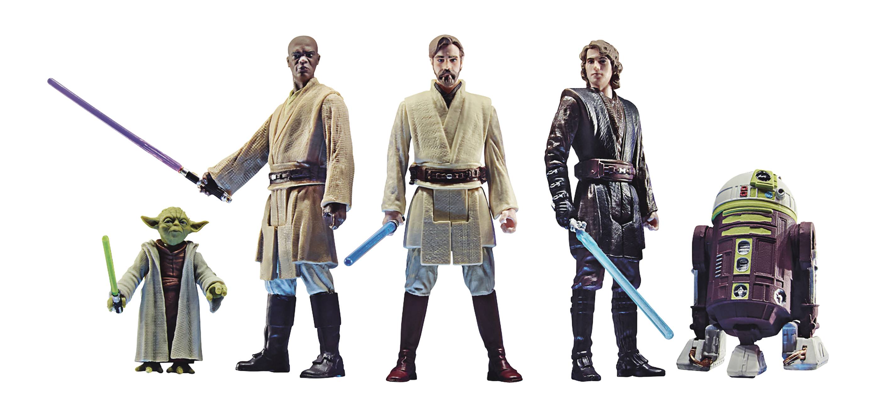 SW CELEBRATE THE SAGA 3-3/4IN JEDI ORDER 5PC AF SET CS